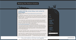 Desktop Screenshot of naturescene.wordpress.com