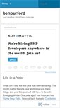 Mobile Screenshot of benburford.wordpress.com