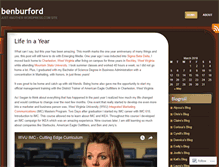 Tablet Screenshot of benburford.wordpress.com