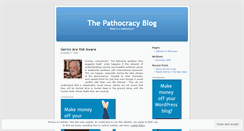 Desktop Screenshot of pathocracy.wordpress.com