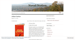 Desktop Screenshot of novelnotion.wordpress.com