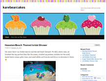 Tablet Screenshot of karebearcakes.wordpress.com