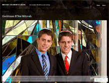Tablet Screenshot of michaeldelmonte.wordpress.com
