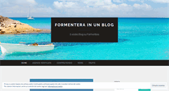 Desktop Screenshot of formenterablog.wordpress.com