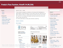 Tablet Screenshot of fredas.wordpress.com