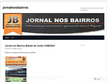 Tablet Screenshot of jornalnosbairros.wordpress.com