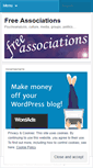 Mobile Screenshot of freeassociationsjournal.wordpress.com