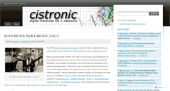 Desktop Screenshot of cistronic.wordpress.com