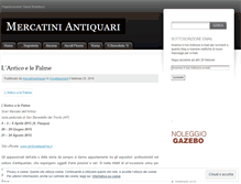 Tablet Screenshot of mercatiniantiquari.wordpress.com