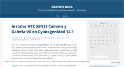 Desktop Screenshot of nachxs.wordpress.com