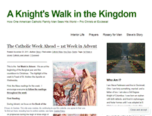 Tablet Screenshot of knightswalk.wordpress.com
