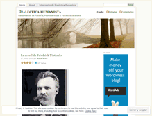 Tablet Screenshot of dialecticahumanista.wordpress.com