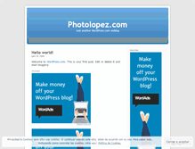 Tablet Screenshot of photolopez.wordpress.com