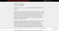 Desktop Screenshot of estudioytallerpublicitario.wordpress.com