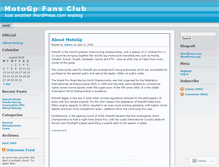 Tablet Screenshot of motogpclub.wordpress.com