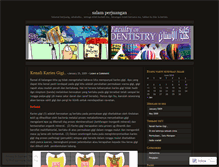 Tablet Screenshot of halim87dentist.wordpress.com