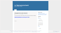 Desktop Screenshot of letabernaclededavid.wordpress.com
