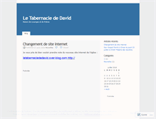 Tablet Screenshot of letabernaclededavid.wordpress.com