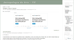 Desktop Screenshot of antropologiaue.wordpress.com