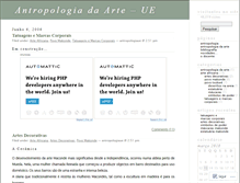 Tablet Screenshot of antropologiaue.wordpress.com
