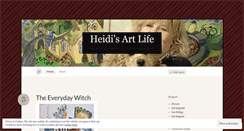 Desktop Screenshot of heidiartgallery.wordpress.com