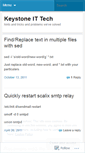 Mobile Screenshot of keystoneit.wordpress.com