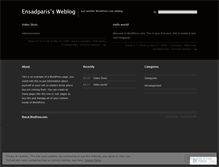 Tablet Screenshot of ensadparis.wordpress.com