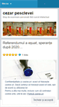 Mobile Screenshot of cezarpesclevei.wordpress.com