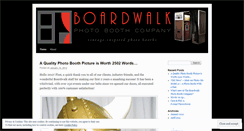 Desktop Screenshot of boardwalkphotoboothcompany.wordpress.com