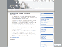 Tablet Screenshot of americanphoto.wordpress.com