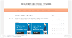 Desktop Screenshot of jchsbetaclub.wordpress.com