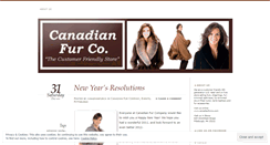 Desktop Screenshot of canadianfurco.wordpress.com