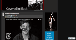 Desktop Screenshot of coveredinblack.wordpress.com