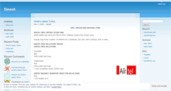 Desktop Screenshot of dineshgoud.wordpress.com