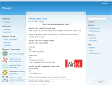 Tablet Screenshot of dineshgoud.wordpress.com