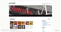 Desktop Screenshot of manutdot.wordpress.com