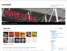 Tablet Screenshot of manutdot.wordpress.com