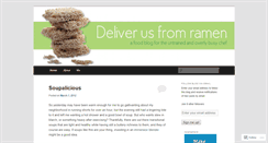 Desktop Screenshot of deliverusfromramen.wordpress.com