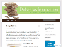 Tablet Screenshot of deliverusfromramen.wordpress.com