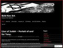 Tablet Screenshot of boldkevart.wordpress.com