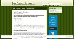 Desktop Screenshot of lyonpropertyservices.wordpress.com