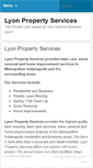 Mobile Screenshot of lyonpropertyservices.wordpress.com