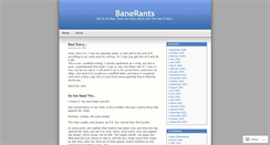 Desktop Screenshot of banedad.wordpress.com