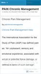 Mobile Screenshot of painchronicmanagement.wordpress.com