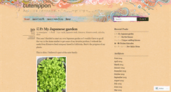 Desktop Screenshot of cutenippon.wordpress.com