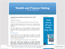 Tablet Screenshot of loanfinanceandwealthcoaching.wordpress.com