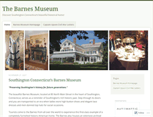 Tablet Screenshot of barnesmuseum.wordpress.com