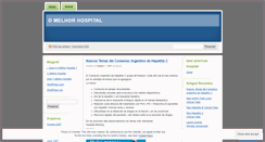 Desktop Screenshot of melhorhospital.wordpress.com