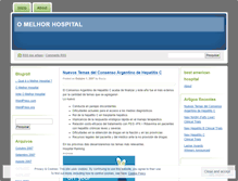 Tablet Screenshot of melhorhospital.wordpress.com