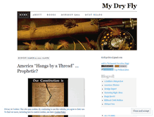 Tablet Screenshot of mydryfly.wordpress.com